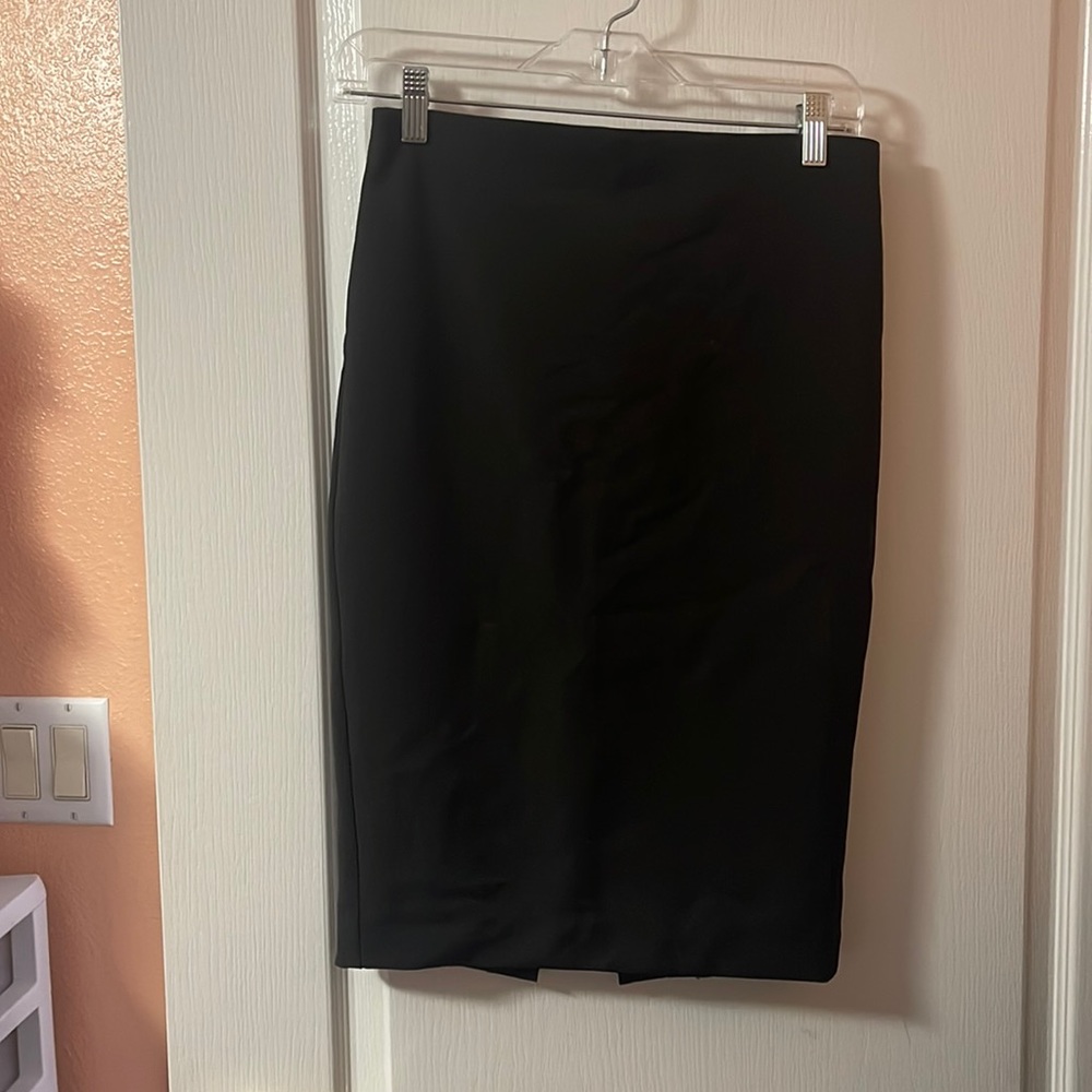 Express black pencil skirt lined